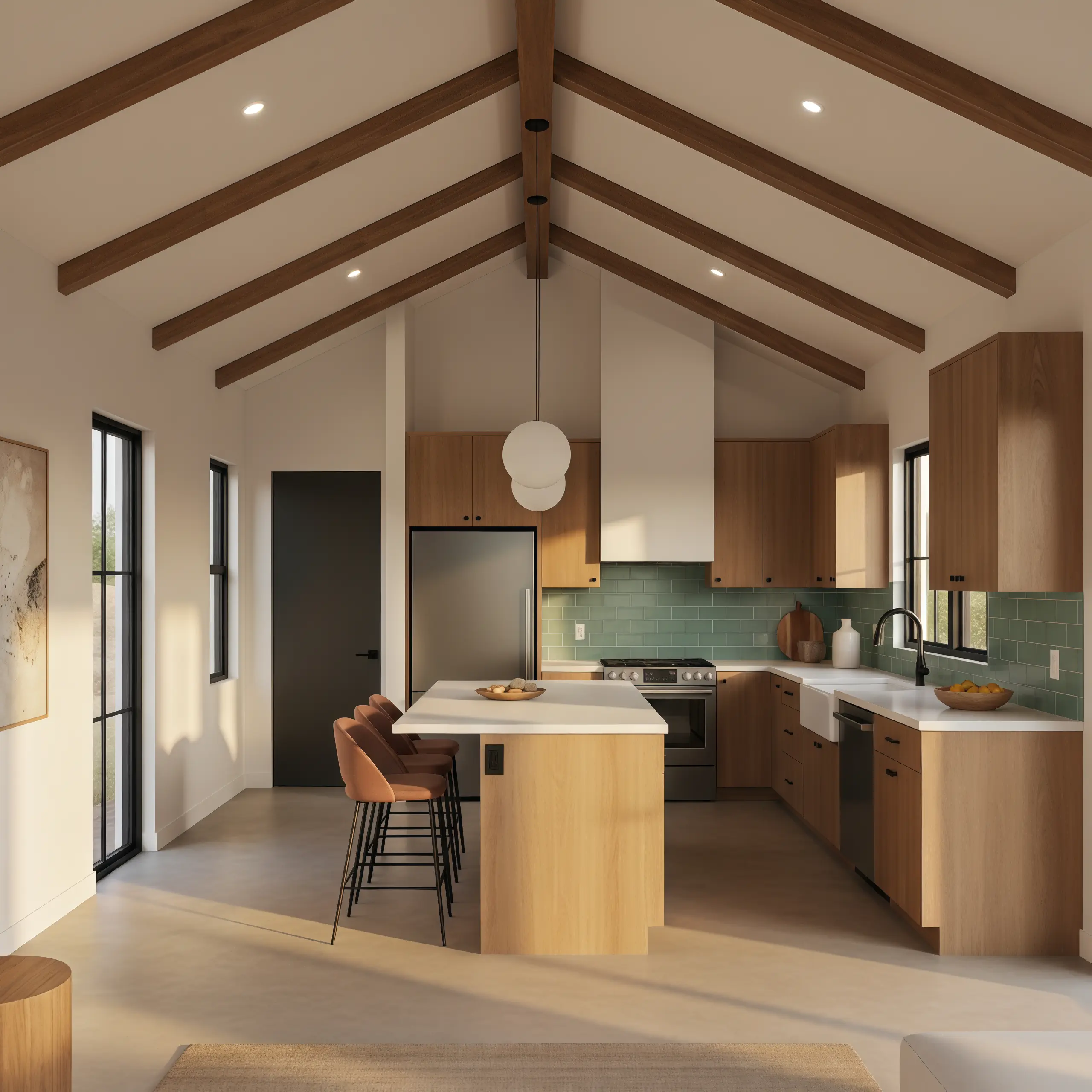 Canyon Shade ADU Design (500–700 Sq Ft Concept)